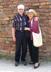 AL and Joyce in Italy